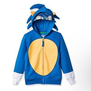 SONIC THE HEDGEHOG VGUC Halloween Costume Hoodie Sweatshirt